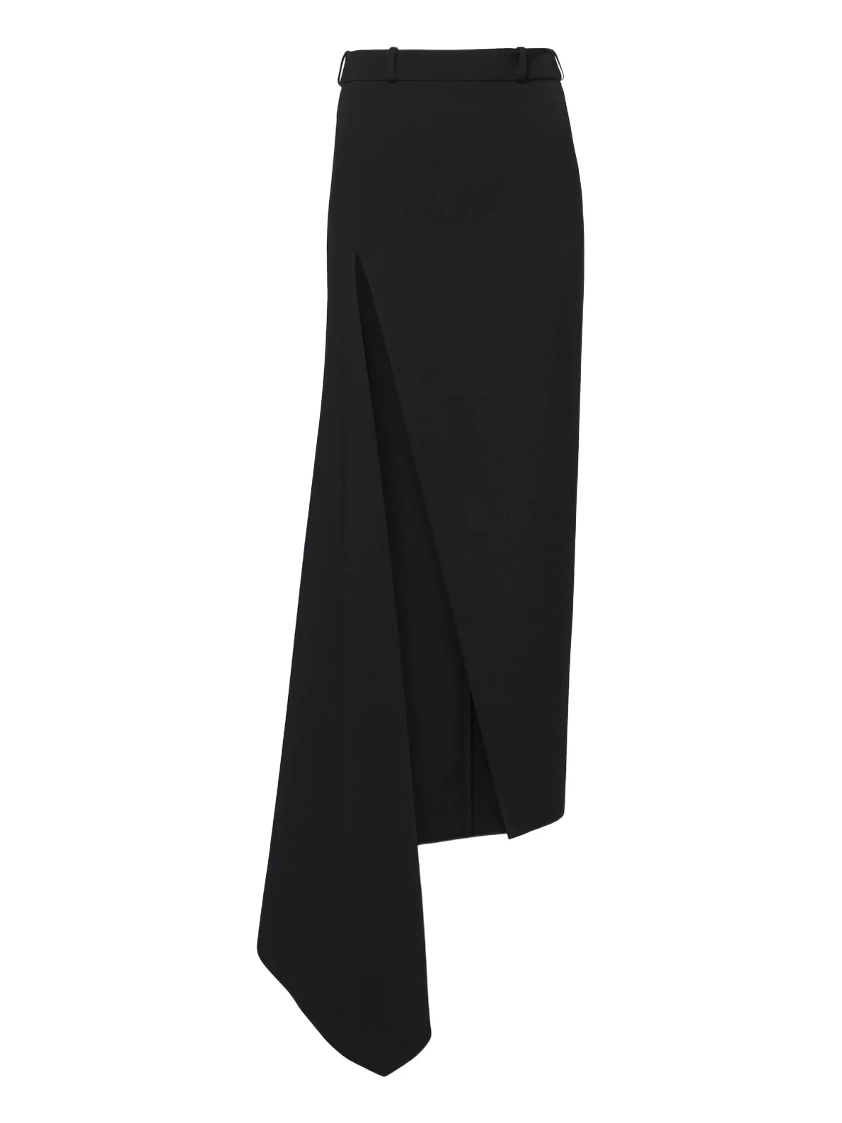 Asymmetric wool midi skirt Asymmetric wool midi skirt