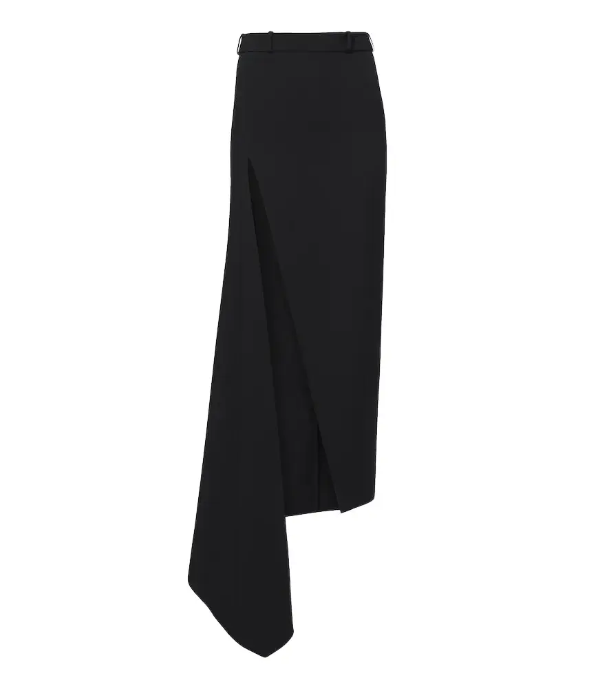 Givenchy Asymmetric wool midi skirt | Image 1 Givenchy Asymmetric wool midi skirt | Image 1