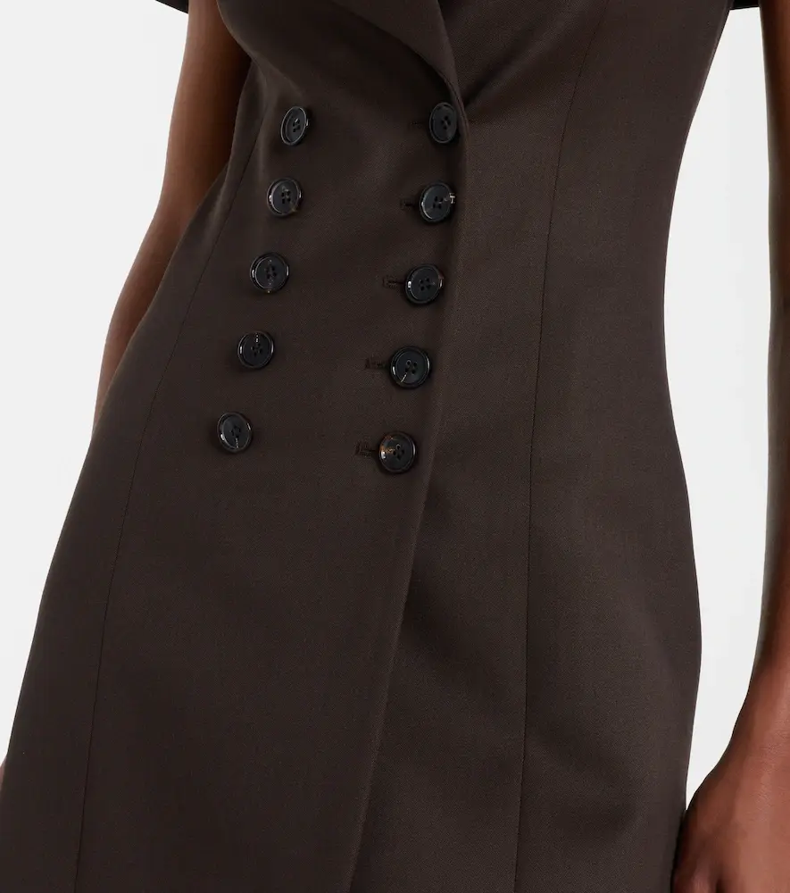 Alexander McQueen Draped wool minidress | Thumbnail 5 Alexander McQueen Draped wool minidress | Thumbnail 5