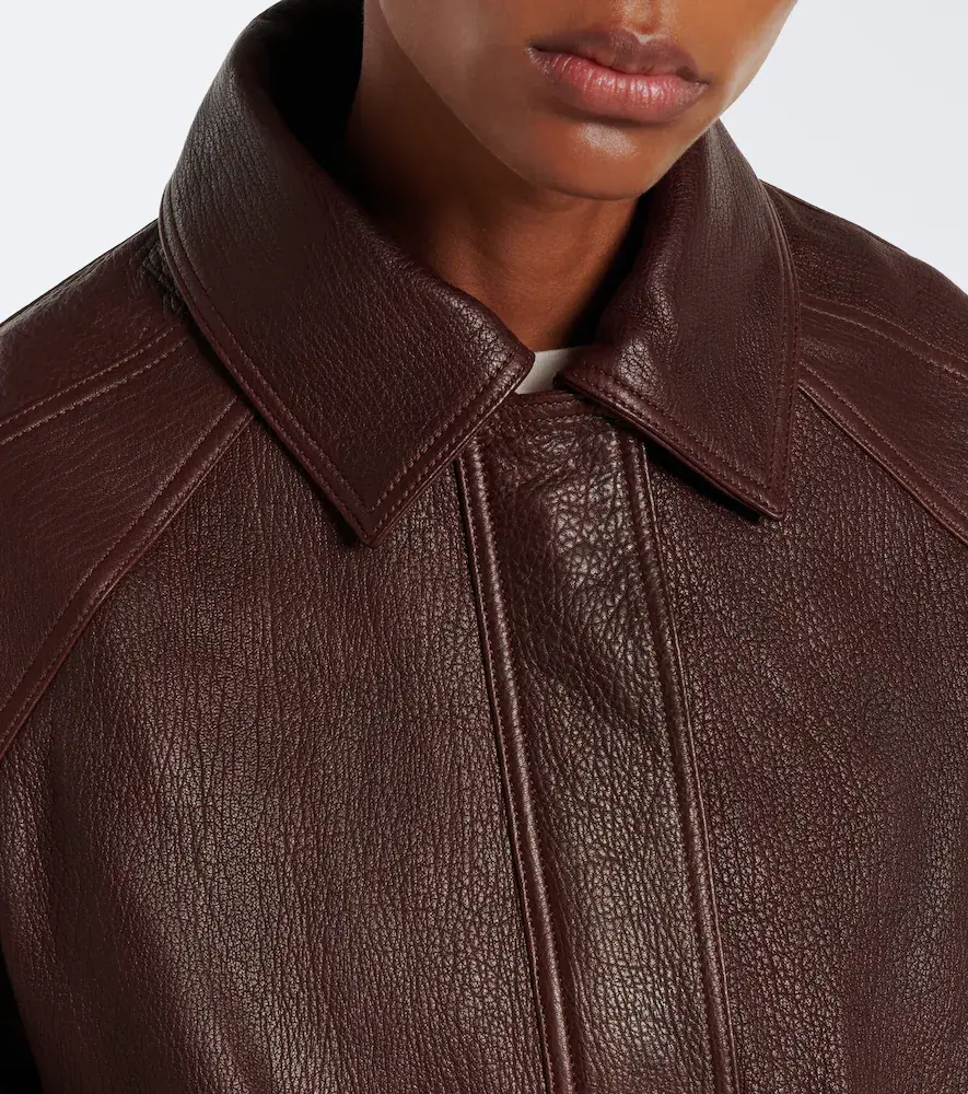 RÓHE Róhe Leather blouson jacket | Thumbnail 3 RÓHE Róhe Leather blouson jacket | Thumbnail 3