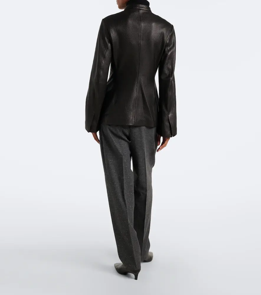 RÓHE Róhe Daria pleated wool-blend straight pants | Thumbnail 2 RÓHE Róhe Daria pleated wool-blend straight pants | Thumbnail 2