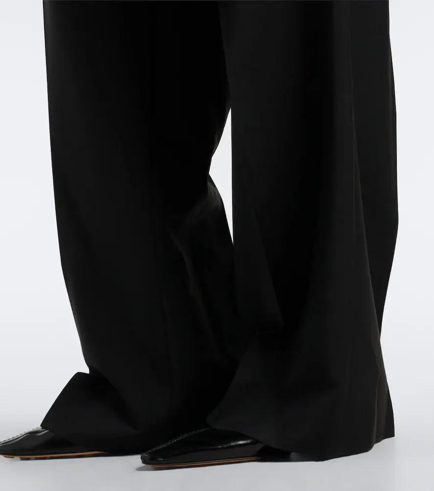 RÓHE Róhe Wool and mohair paneled wide-leg pants | Thumbnail 2 RÓHE Róhe Wool and mohair paneled wide-leg pants | Thumbnail 2