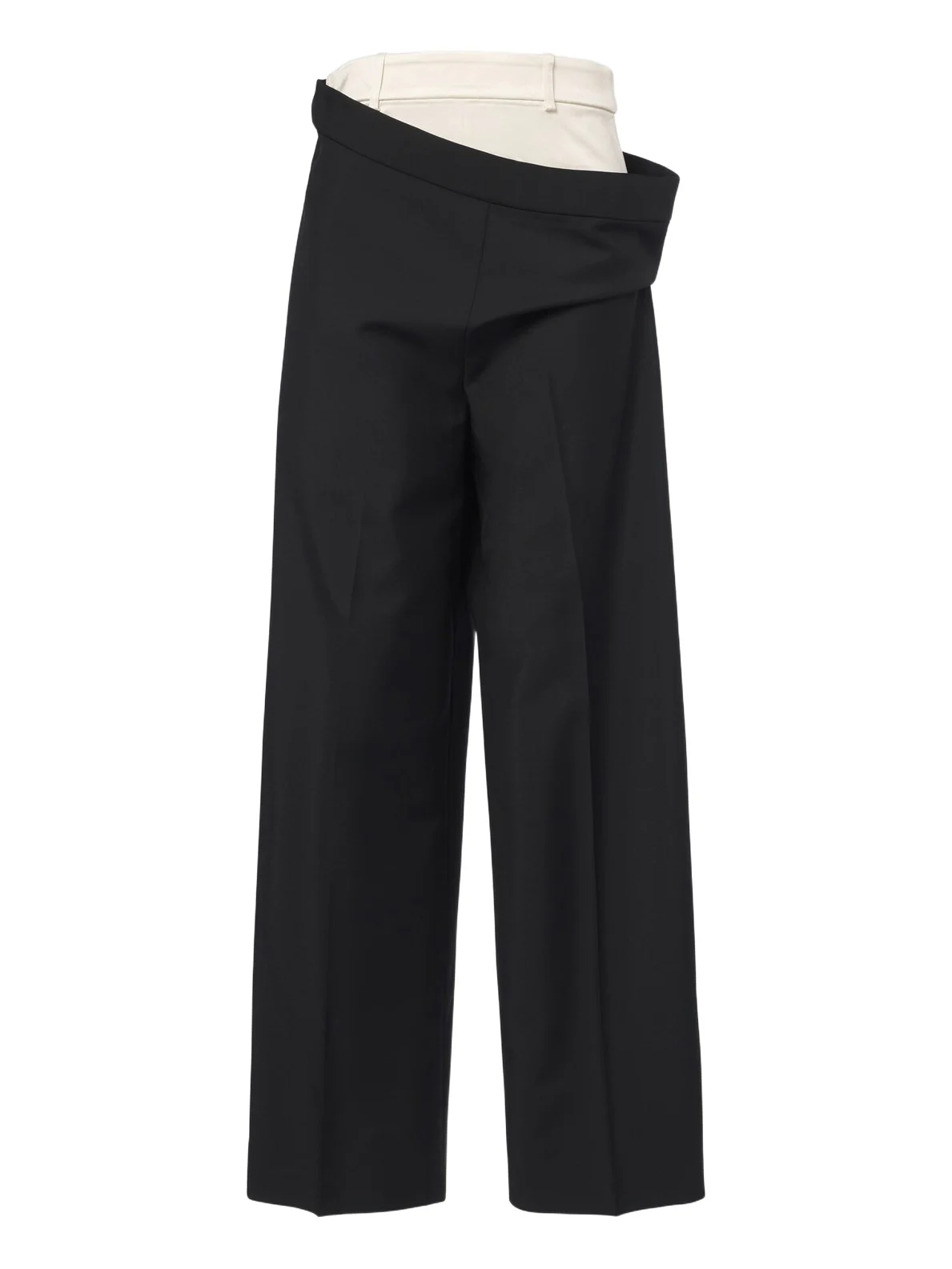 Róhe Wool and mohair paneled wide-leg pants Róhe Wool and mohair paneled wide-leg pants