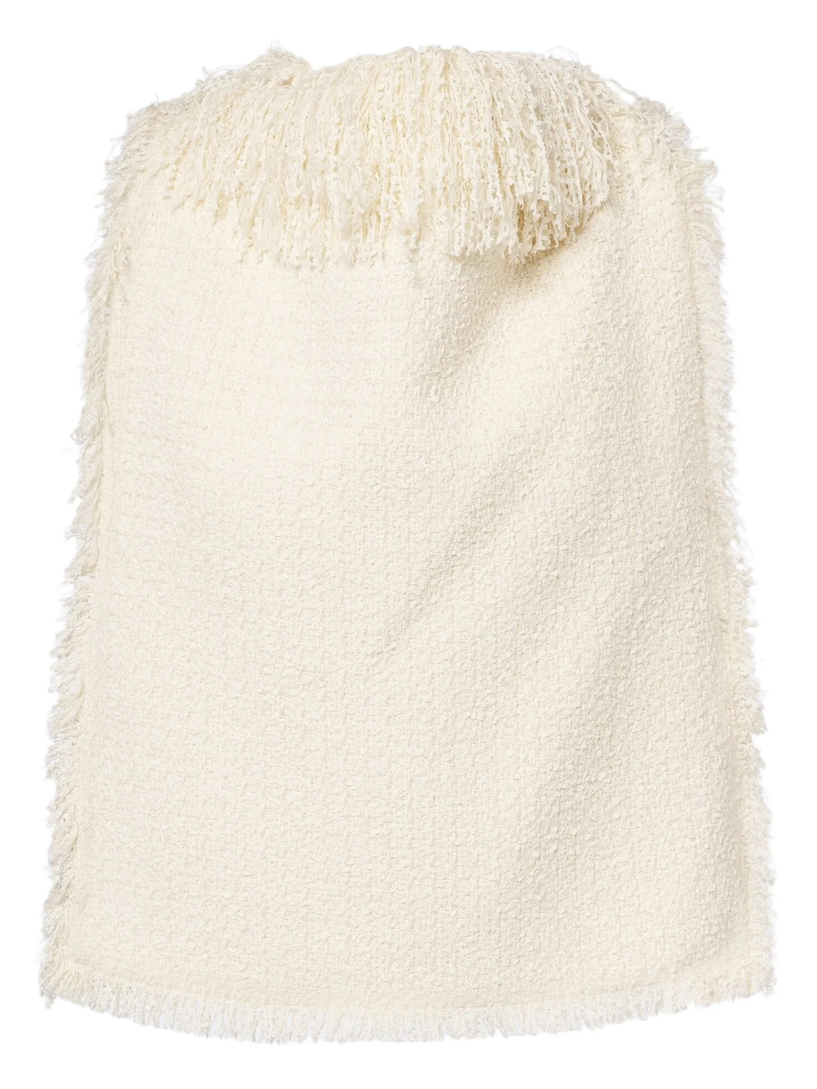 RÓHE Róhe Fringed bouclé top