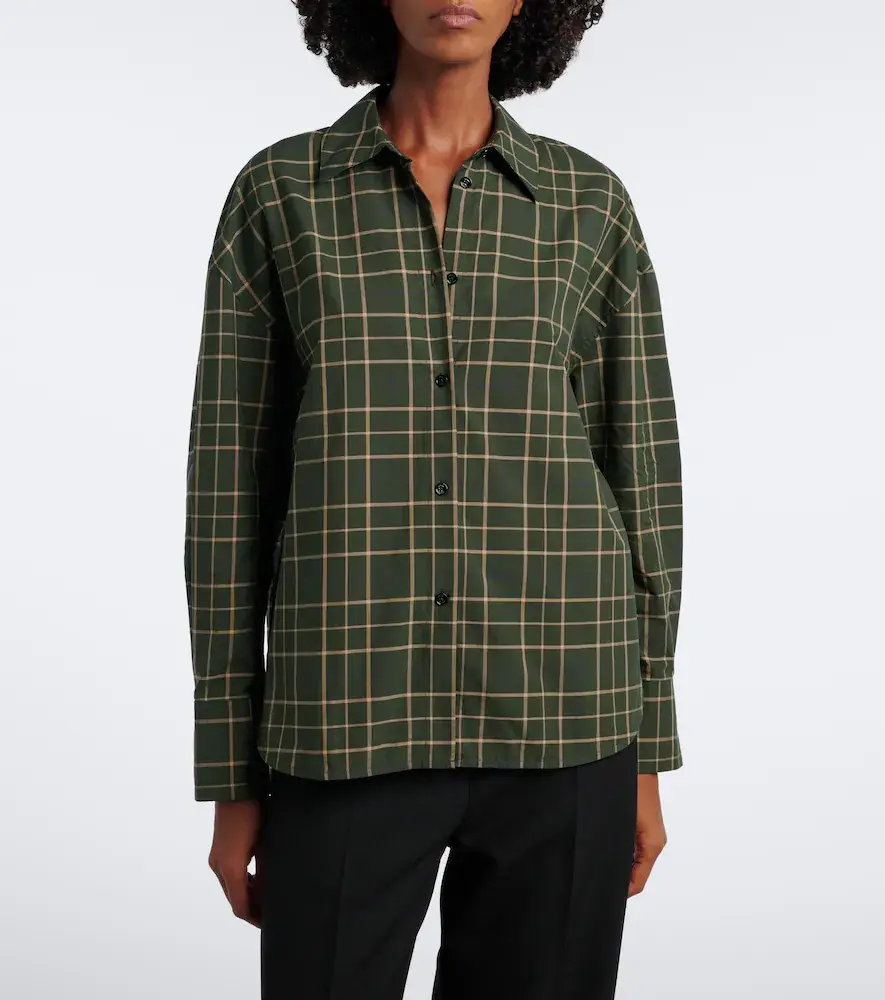 TOTEME Checked cotton shirt | Thumbnail 2 TOTEME Checked cotton shirt | Thumbnail 2