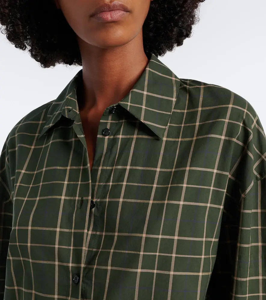 TOTEME Checked cotton shirt | Thumbnail 4 TOTEME Checked cotton shirt | Thumbnail 4