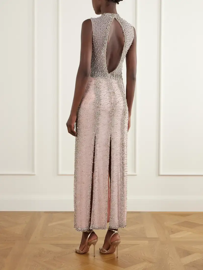 Costarellos Serena Crystal-embroidered Tulle Gown | Thumbnail 3 Costarellos Serena Crystal-embroidered Tulle Gown | Thumbnail 3