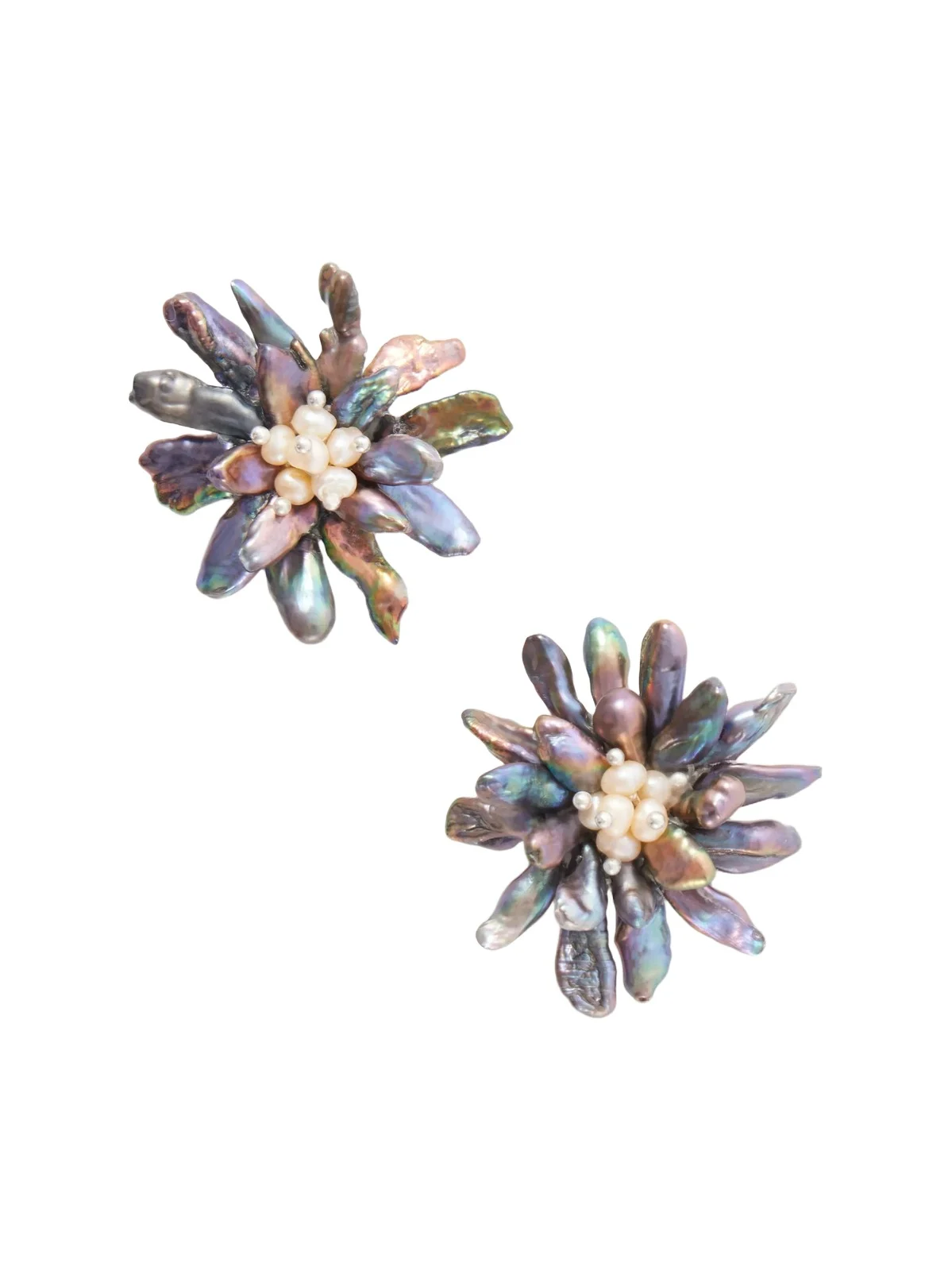 Pearlanna Crystal Silver-tone Earrings Pearlanna Crystal Silver-tone Earrings