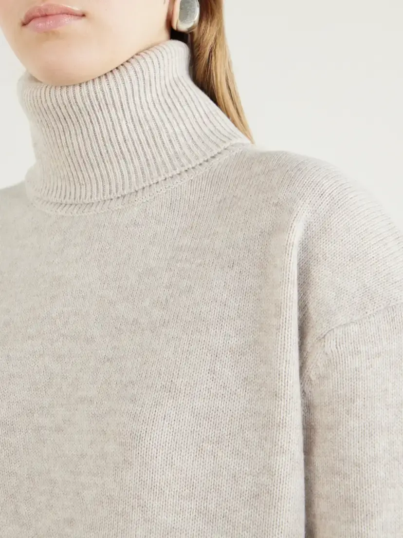 The Frankie Shop Gala Merino Wool And Cashmere-blend Turtleneck Sweater | Thumbnail 5 The Frankie Shop Gala Merino Wool And Cashmere-blend Turtleneck Sweater | Thumbnail 5