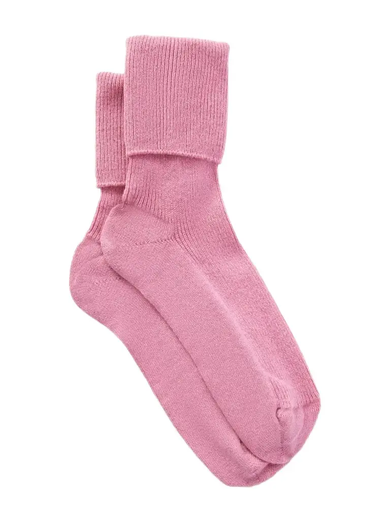 Johnstons of Elgin Ribbed Cashmere-blend Socks | Image 1 Johnstons of Elgin Ribbed Cashmere-blend Socks | Image 1