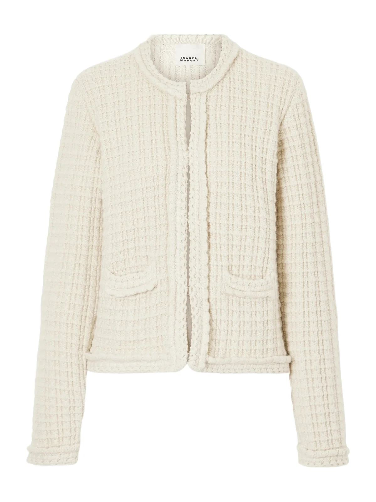 Bouclé Wool And Alpaca-blend Cardigan - Neutrals Bouclé Wool And Alpaca-blend Cardigan - Neutrals