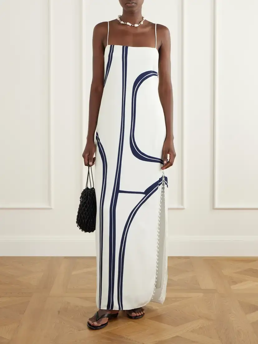 Cala de la Cruz Inez Printed Jersey Maxi Dress | Thumbnail 2 Cala de la Cruz Inez Printed Jersey Maxi Dress | Thumbnail 2