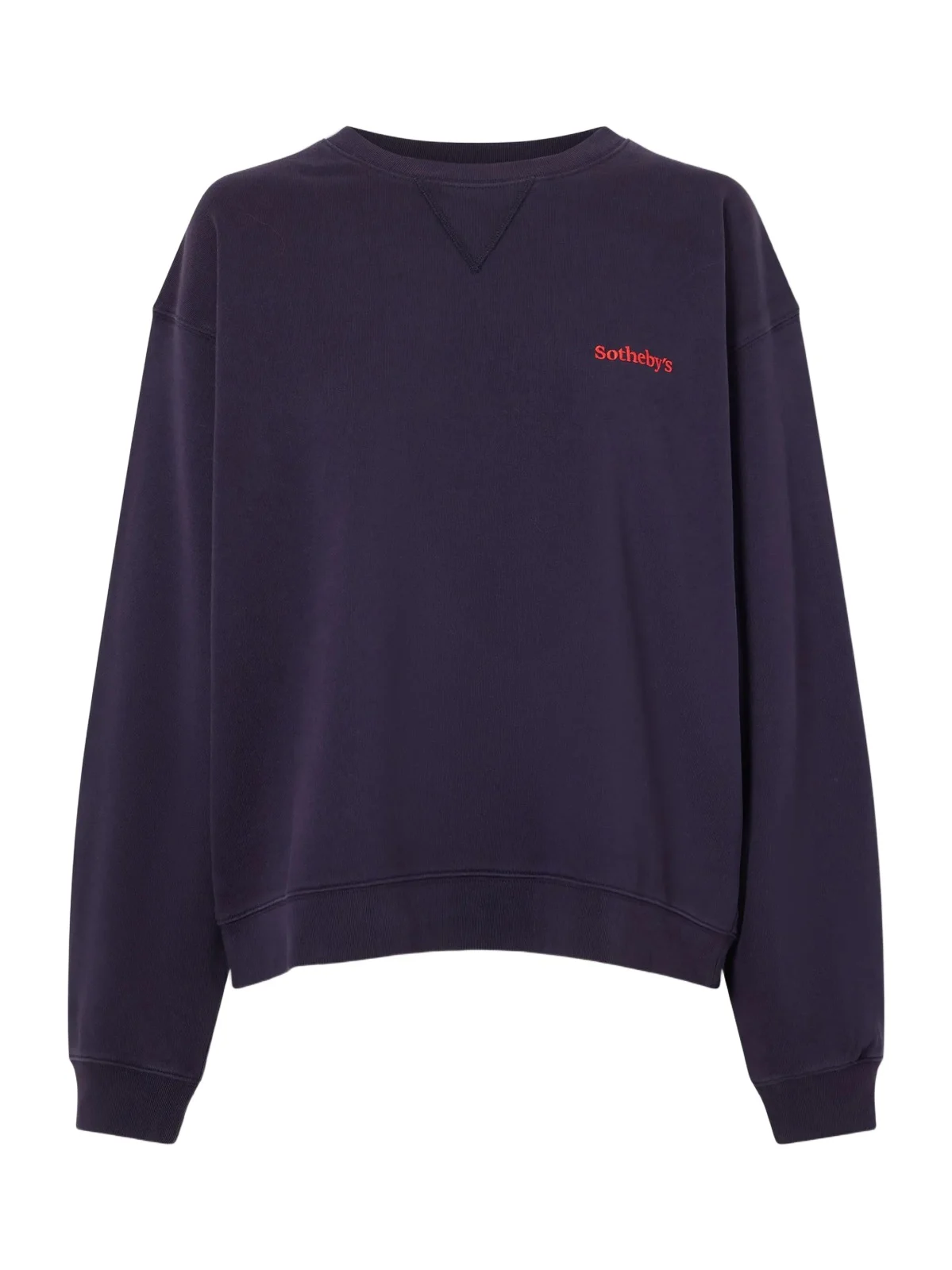 + Sotheby's Logo-embroidered Cotton-jersey Sweatshirt + Sotheby's Logo-embroidered Cotton-jersey Sweatshirt