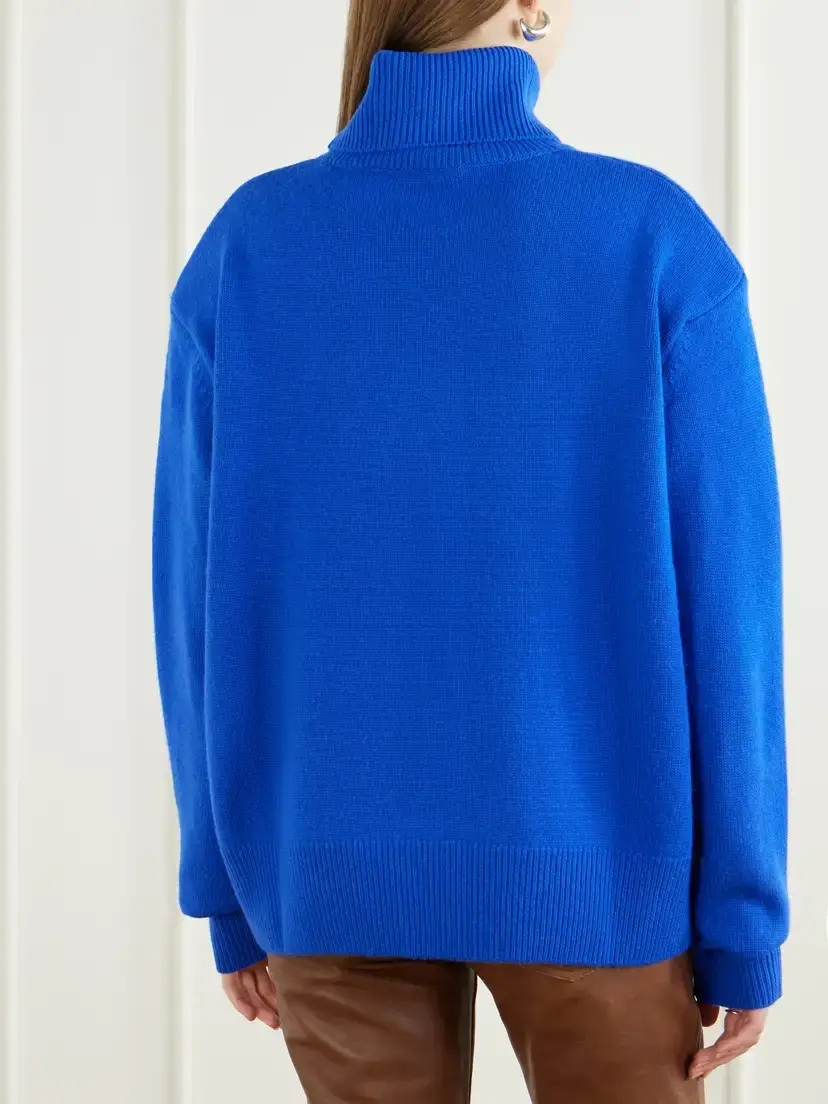 The Frankie Shop Gala Merino Wool And Cashmere-blend Turtleneck Sweater | Thumbnail 4 The Frankie Shop Gala Merino Wool And Cashmere-blend Turtleneck Sweater | Thumbnail 4