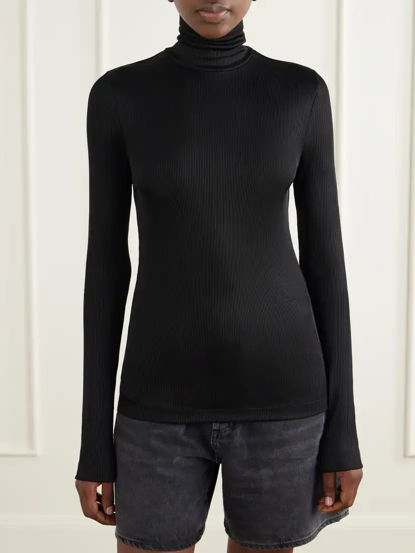 AGOLDE Delphi Ribbed Stretch T-shirt | Thumbnail 3