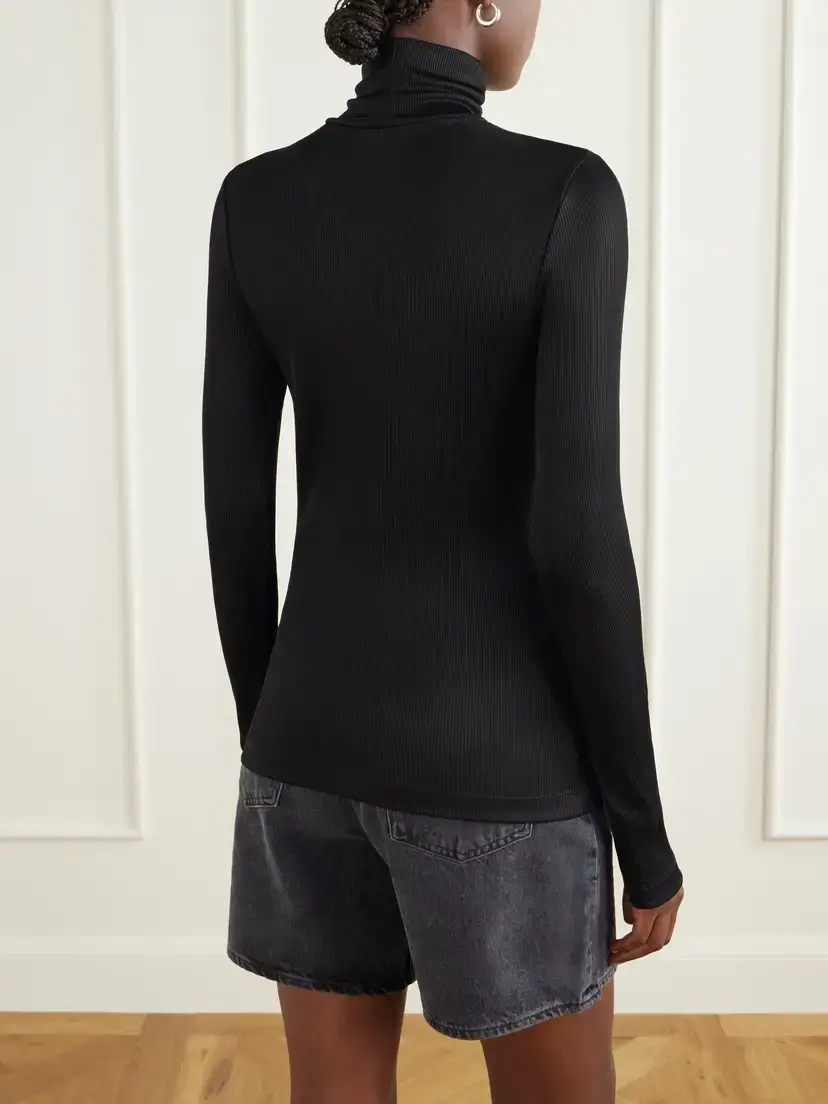 AGOLDE Delphi Ribbed Stretch T-shirt | Thumbnail 4