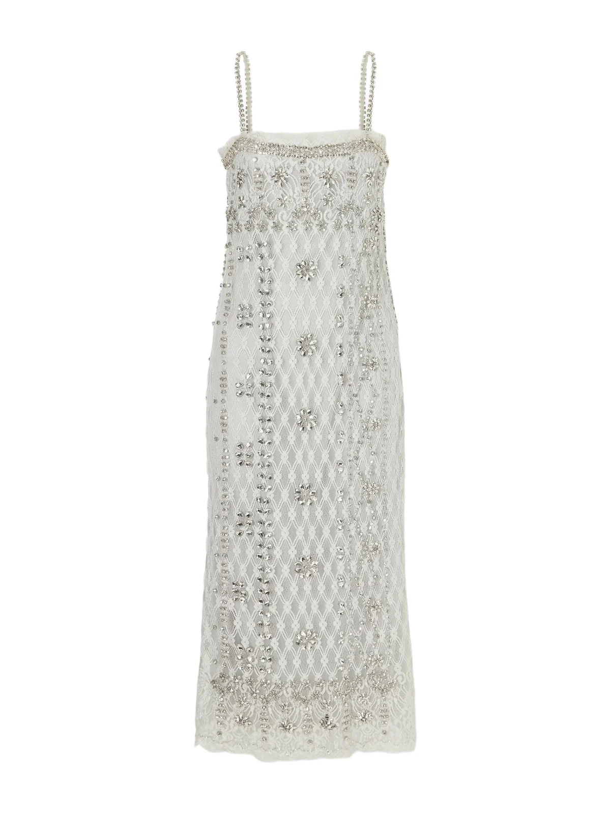 Leona Crystal-embellished Lace Gown Leona Crystal-embellished Lace Gown