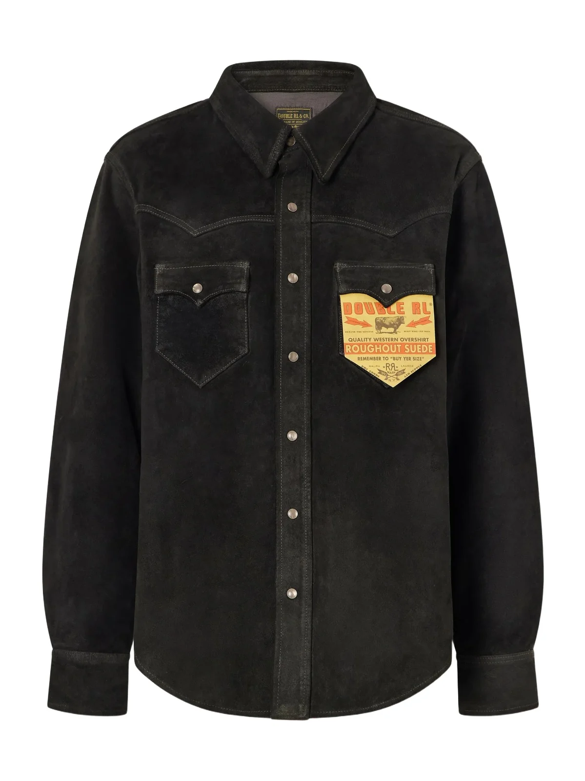 RRL Willett Paneled Suede Jacket
