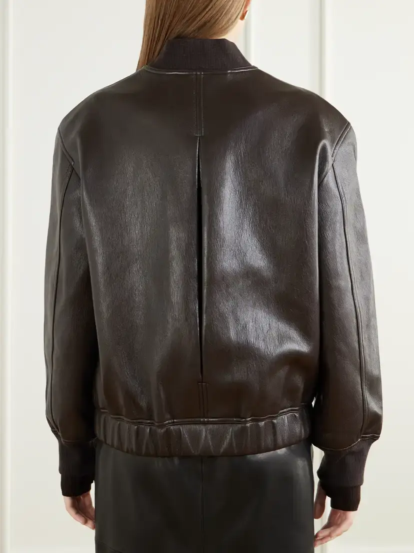 The Frankie Shop Alena Coated Bomber Jacket | Thumbnail 4 The Frankie Shop Alena Coated Bomber Jacket | Thumbnail 4