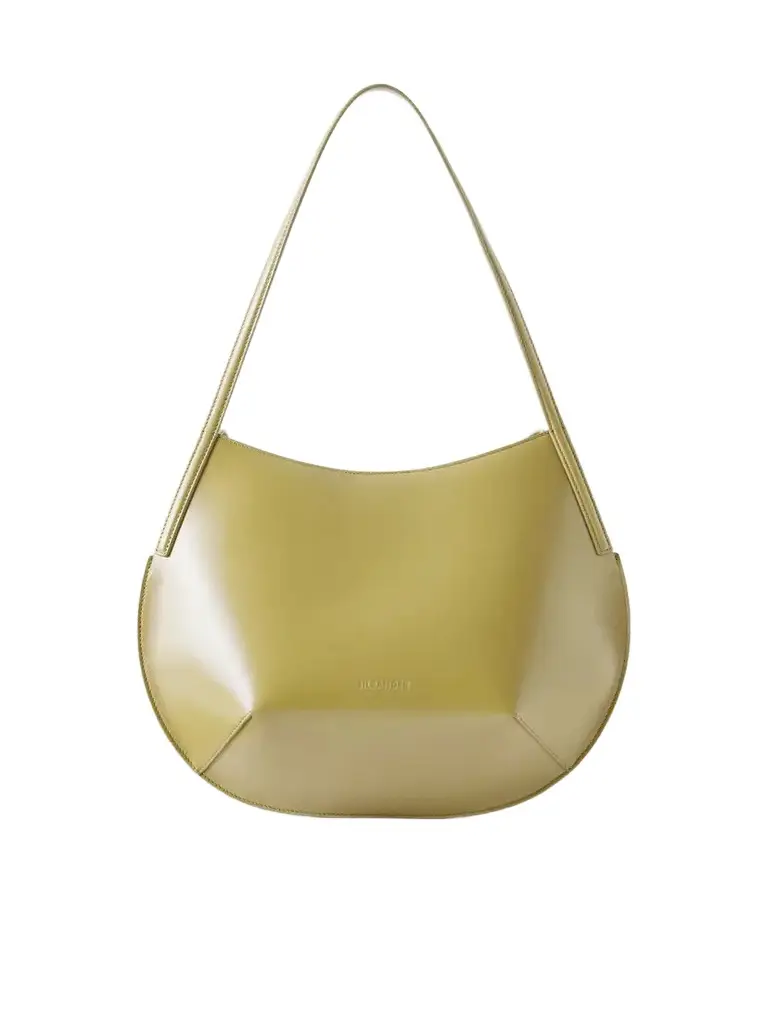 Jil Sander Kante Leather Shoulder Bag
