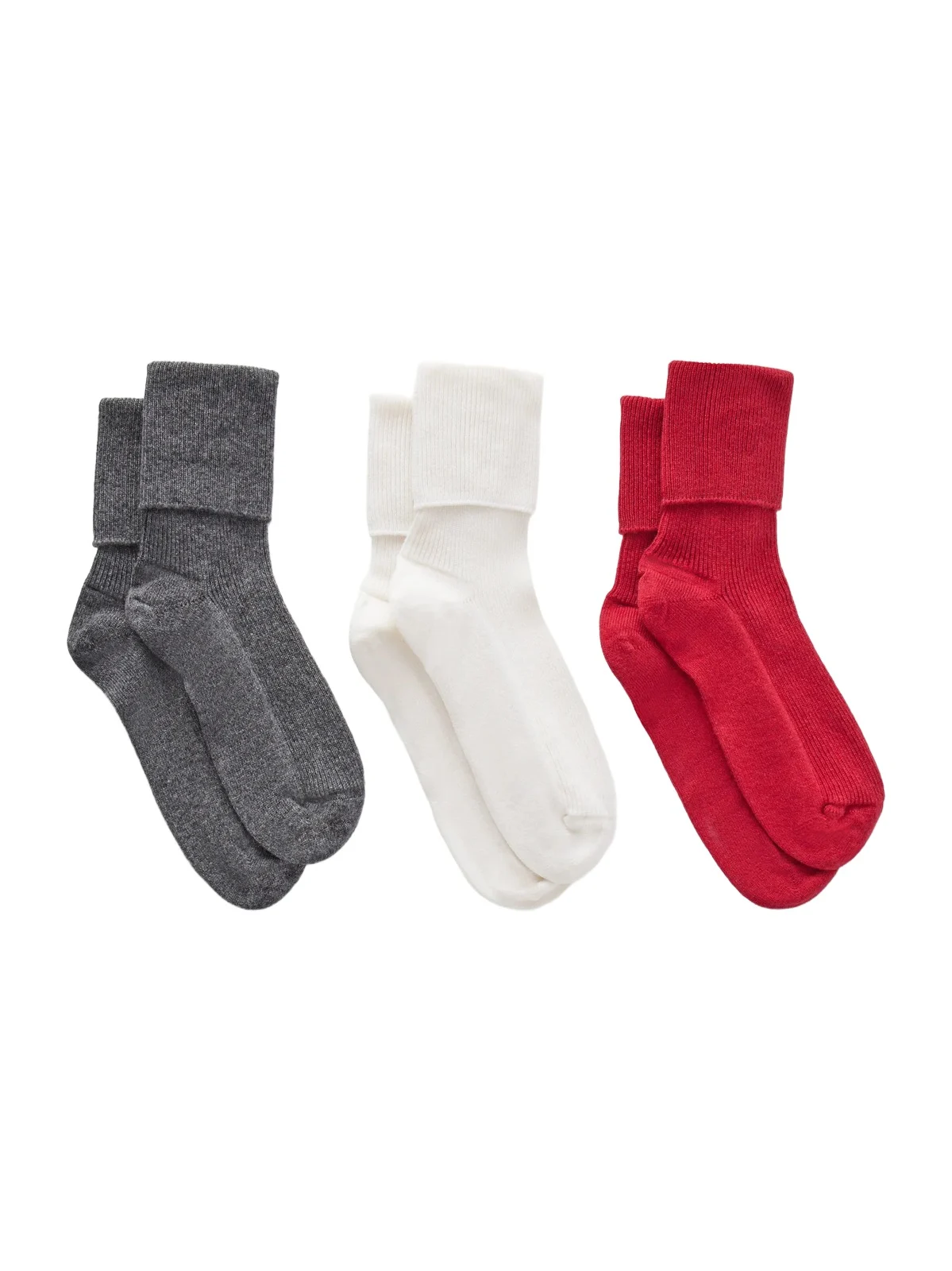 Johnstons of Elgin Set Of Three Ribbed Cashmere-blend Socks