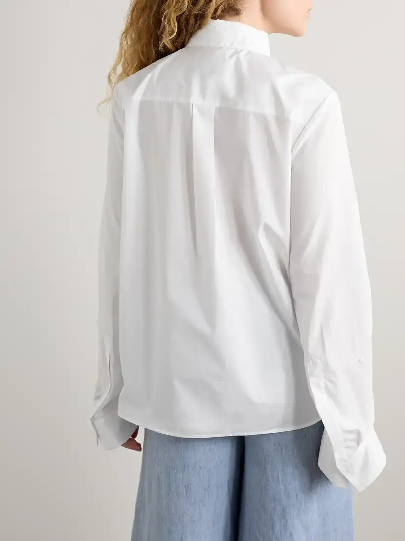 TWP Boyfriend Cotton-poplin Shirt | Thumbnail 4