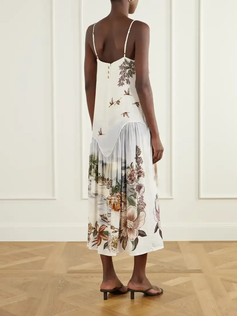 Farm Rio Toile De Rio Printed Voile Maxi Dress | Thumbnail 3 Farm Rio Toile De Rio Printed Voile Maxi Dress | Thumbnail 3