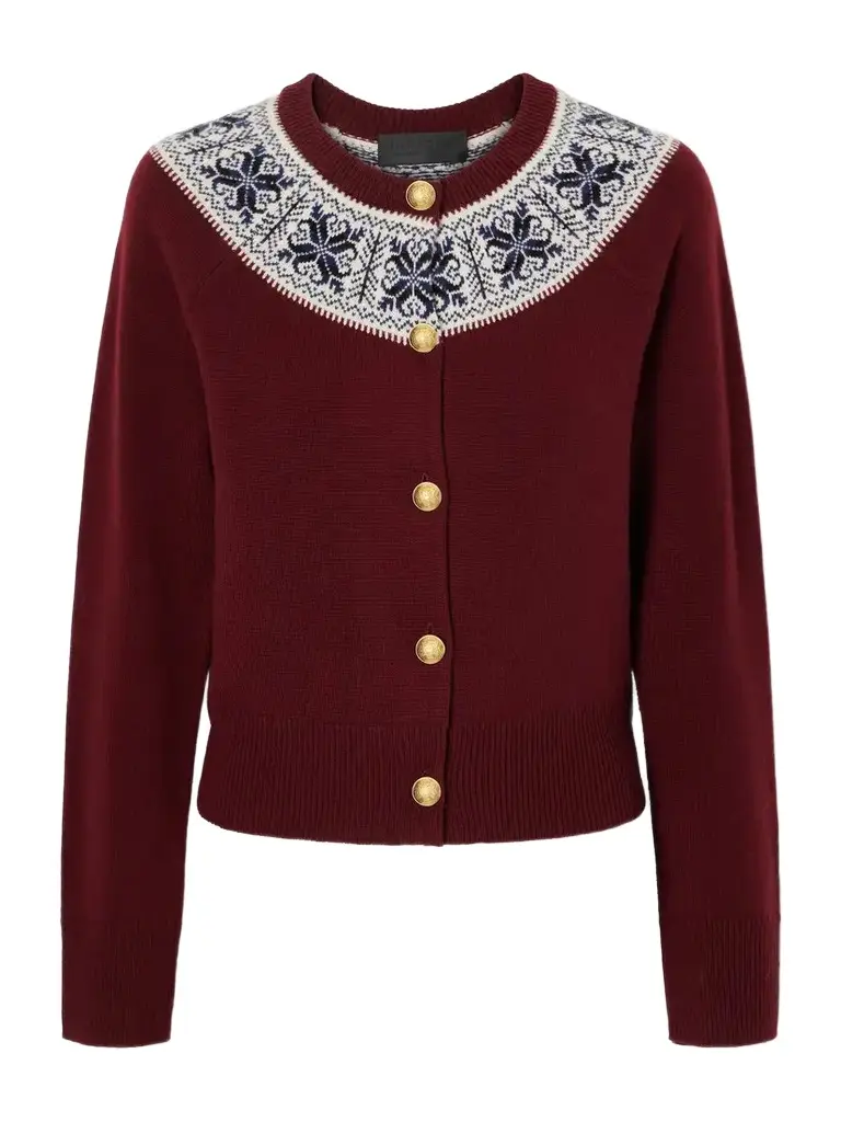 Nili Lotan Josefa Fair Isle Cashmere Cardigan | Image 1 Nili Lotan Josefa Fair Isle Cashmere Cardigan | Image 1