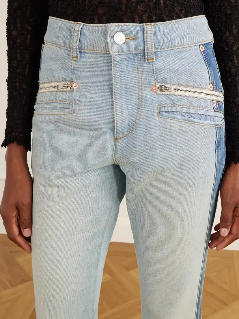 Isabel Marant Revene Cropped Mid-rise Straight-leg Jeans | Thumbnail 5 Isabel Marant Revene Cropped Mid-rise Straight-leg Jeans | Thumbnail 5