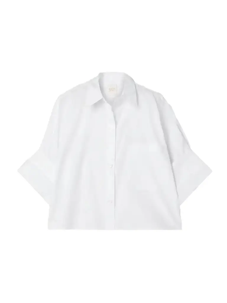 Next Ex Cropped Cotton-poplin Shirt Next Ex Cropped Cotton-poplin Shirt