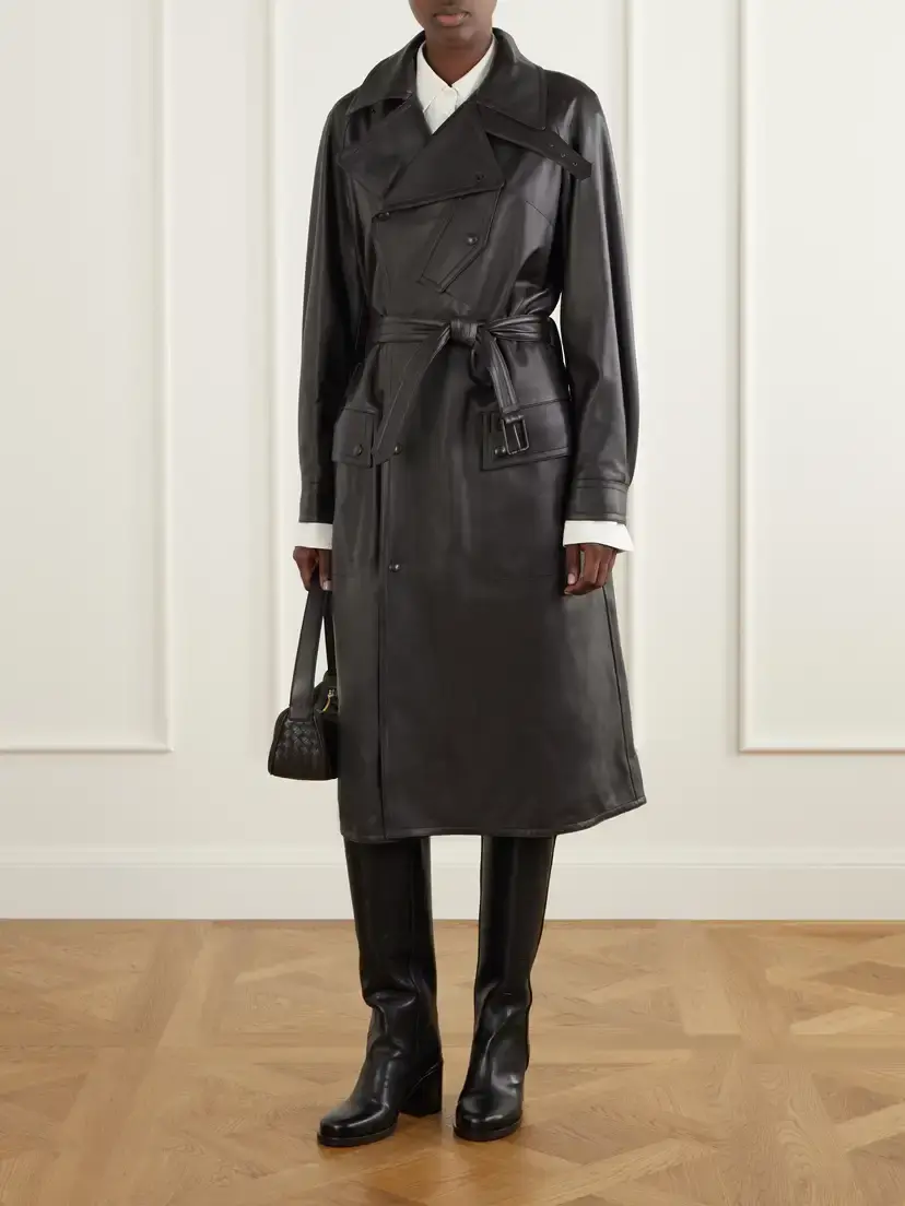 Ralph Lauren Collection Belted Leather Coat | Thumbnail 2 Ralph Lauren Collection Belted Leather Coat | Thumbnail 2