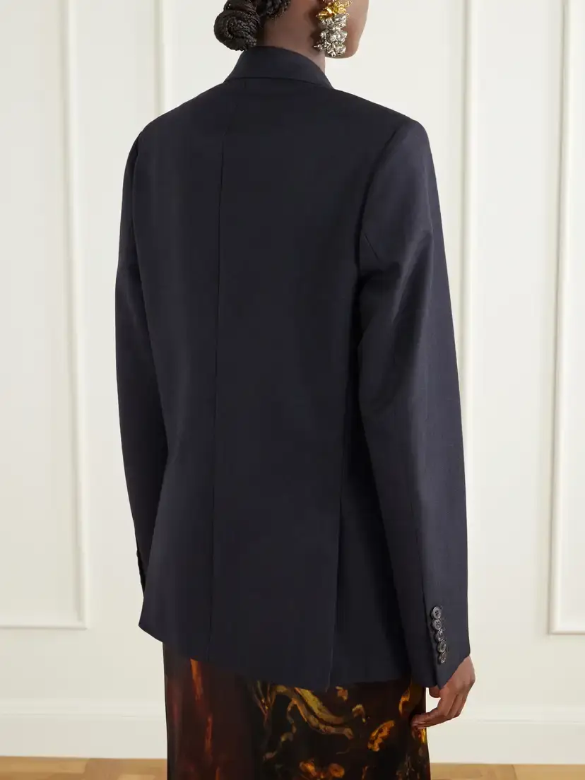 Dries Van Noten Embellished Double-breasted Wool Blazer | Thumbnail 4 Dries Van Noten Embellished Double-breasted Wool Blazer | Thumbnail 4