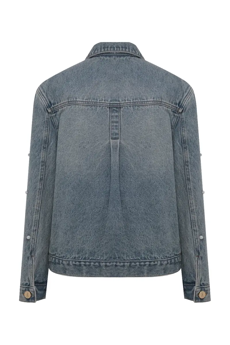 PatBo CRYSTAL DENIM EMBROIDERED JACKET | Thumbnail 5 PatBo CRYSTAL DENIM EMBROIDERED JACKET | Thumbnail 5