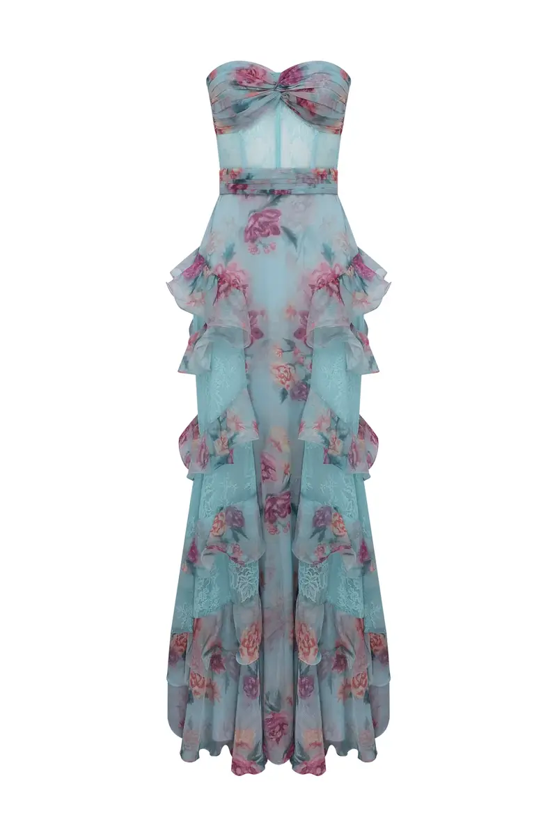 PatBo FLORA MIST BUSTIER MAXI DRESS | Thumbnail 2 PatBo FLORA MIST BUSTIER MAXI DRESS | Thumbnail 2