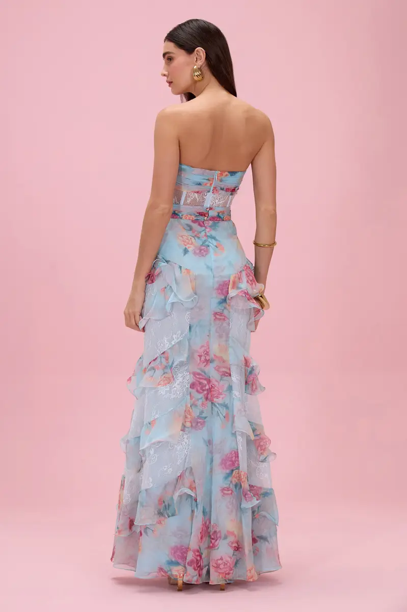 PatBo FLORA MIST BUSTIER MAXI DRESS | Thumbnail 5 PatBo FLORA MIST BUSTIER MAXI DRESS | Thumbnail 5