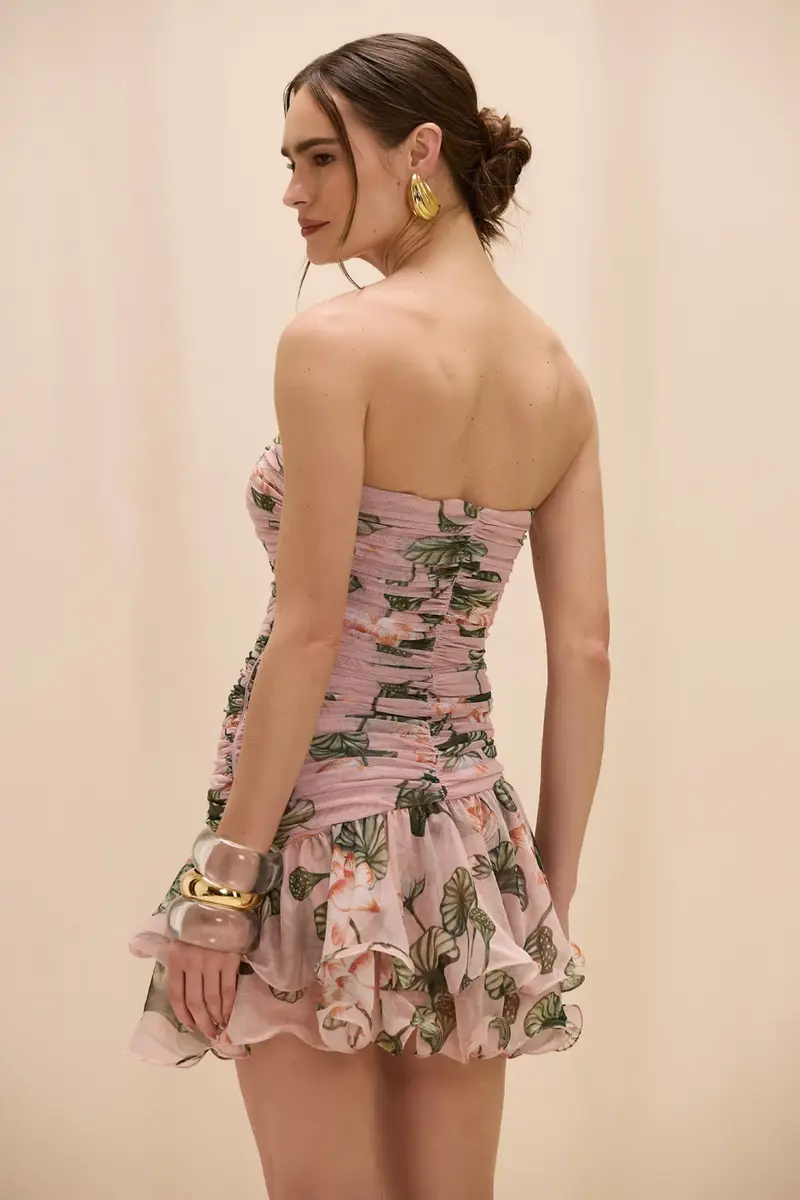 PatBo LOTUS MINI DRESS | Thumbnail 3