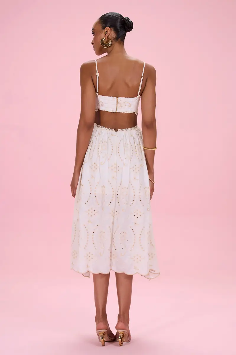 PatBo SERENITY POPLIN MIDI DRESS | Thumbnail 3 PatBo SERENITY POPLIN MIDI DRESS | Thumbnail 3