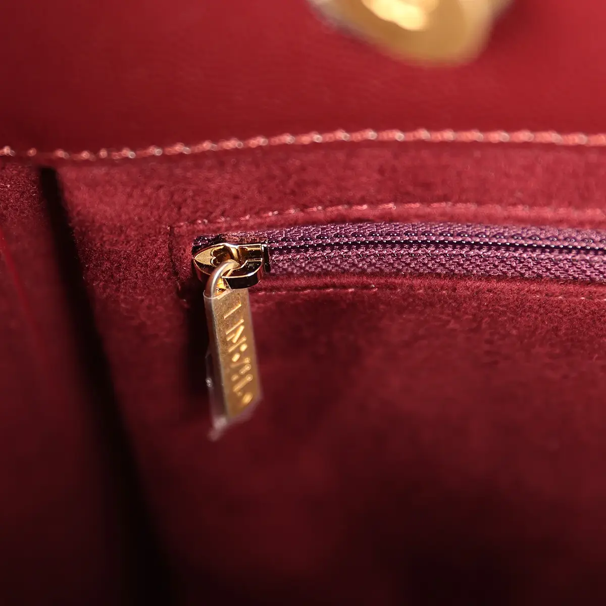 Chanel Chanel Small Studded Deauville Shopping Tote Burgundy Caviar Brushed Gold Hardware | Thumbnail 9 Chanel Chanel Small Studded Deauville Shopping Tote Burgundy Caviar Brushed Gold Hardware | Thumbnail 9