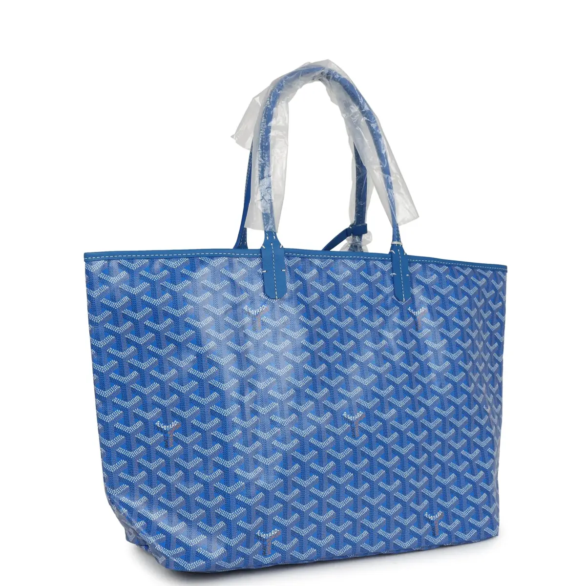 goyard Goyard Goyardine Sky Blue St. Louis PM Tote Bag Palladium Hardware | Thumbnail 2 goyard Goyard Goyardine Sky Blue St. Louis PM Tote Bag Palladium Hardware | Thumbnail 2