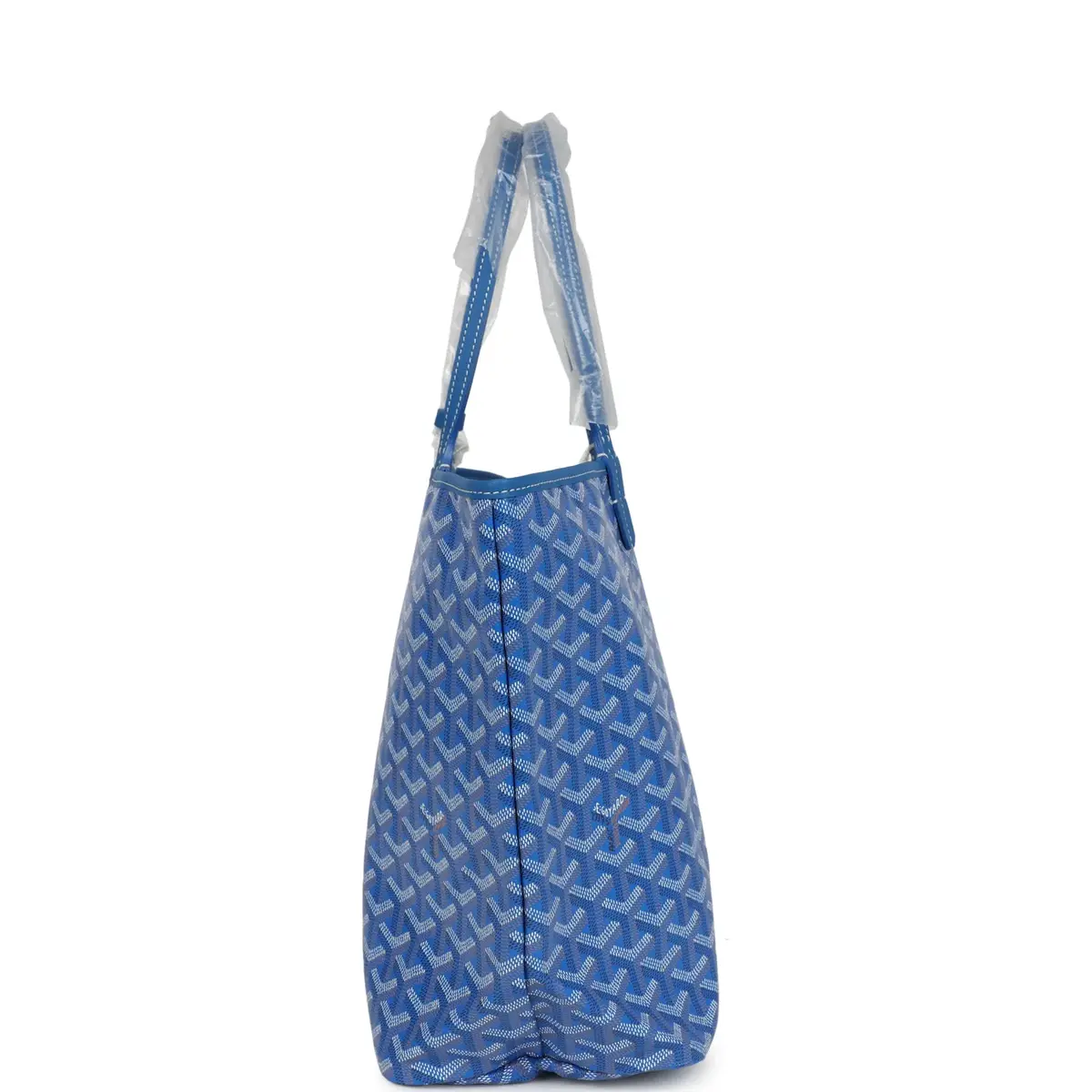 goyard Goyard Goyardine Sky Blue St. Louis PM Tote Bag Palladium Hardware | Thumbnail 3 goyard Goyard Goyardine Sky Blue St. Louis PM Tote Bag Palladium Hardware | Thumbnail 3