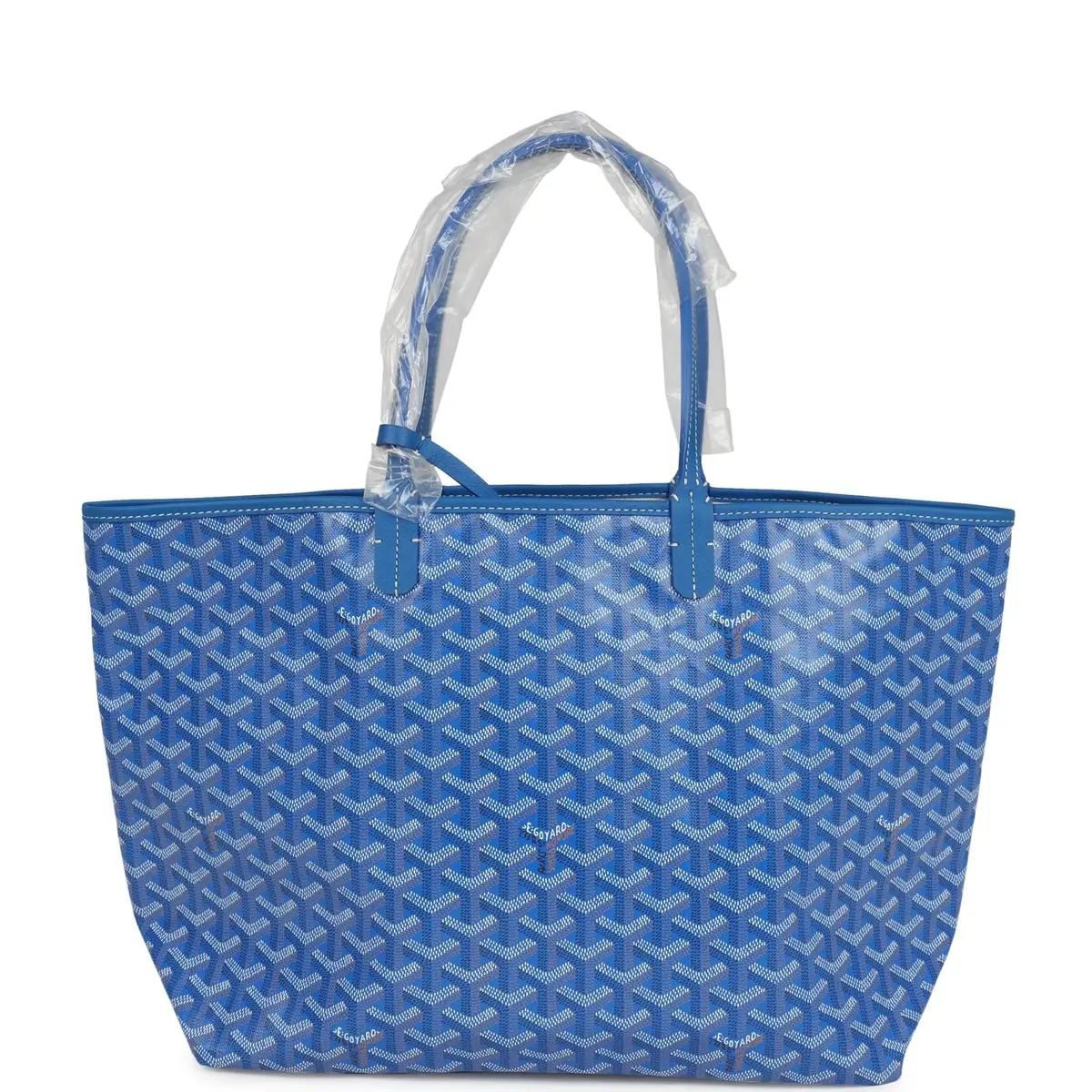 goyard Goyard Goyardine Sky Blue St. Louis PM Tote Bag Palladium Hardware | Thumbnail 4 goyard Goyard Goyardine Sky Blue St. Louis PM Tote Bag Palladium Hardware | Thumbnail 4