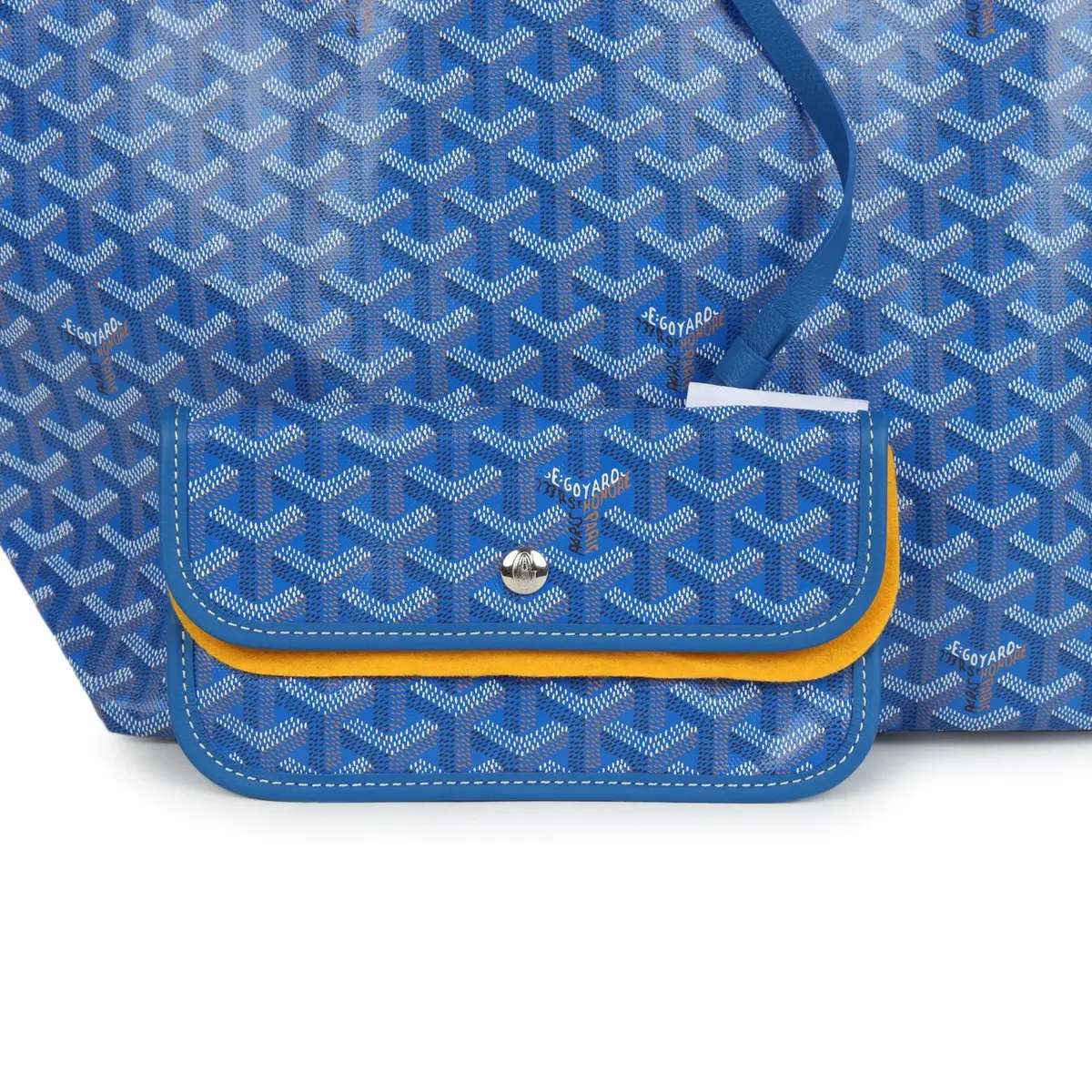 goyard Goyard Goyardine Sky Blue St. Louis PM Tote Bag Palladium Hardware | Thumbnail 6 goyard Goyard Goyardine Sky Blue St. Louis PM Tote Bag Palladium Hardware | Thumbnail 6
