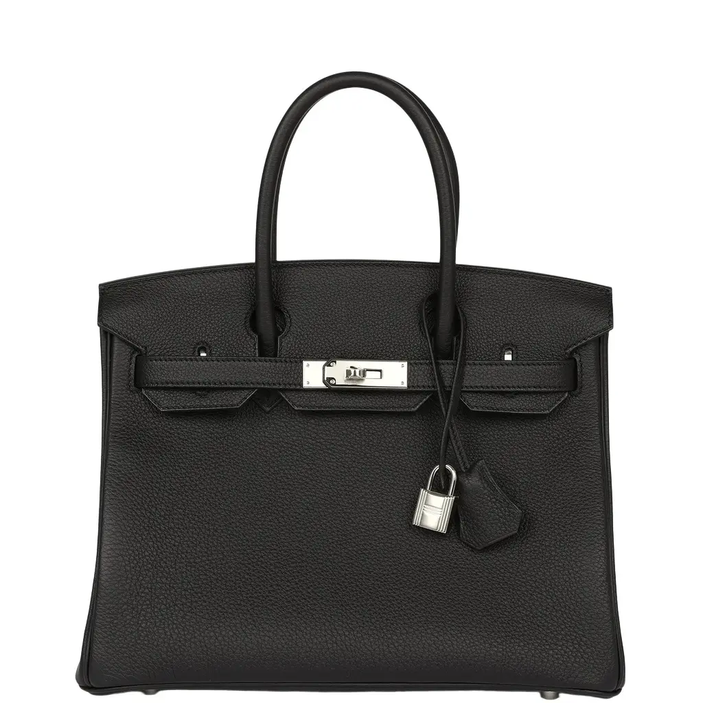 HERMÈS Hermes Birkin 30 Black Togo Palladium Hardware | Image 1 HERMÈS Hermes Birkin 30 Black Togo Palladium Hardware | Image 1