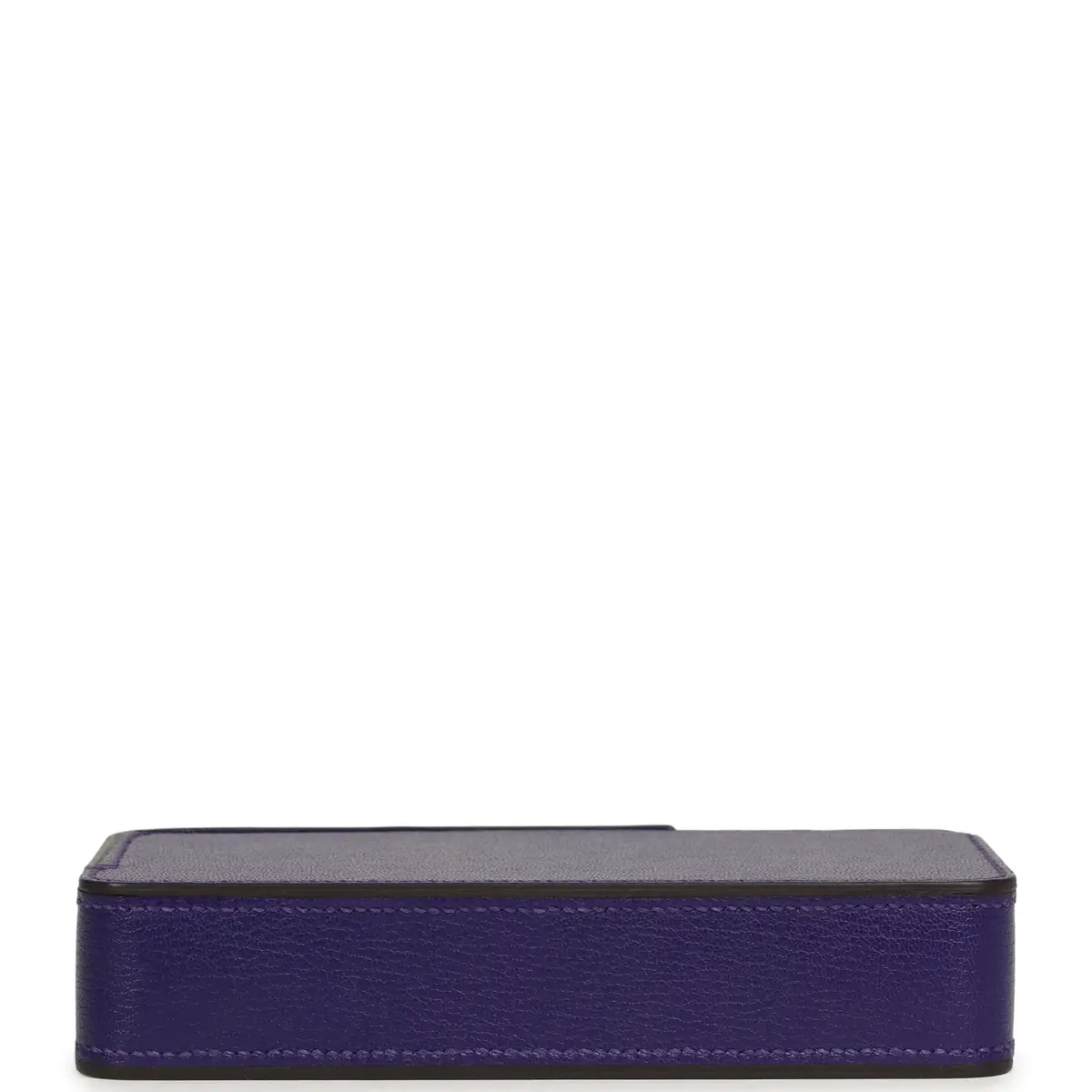 HERMÈS Hermes Sanglons Clutch Purple Chevre Mysore Palladium Hardware | Thumbnail 7