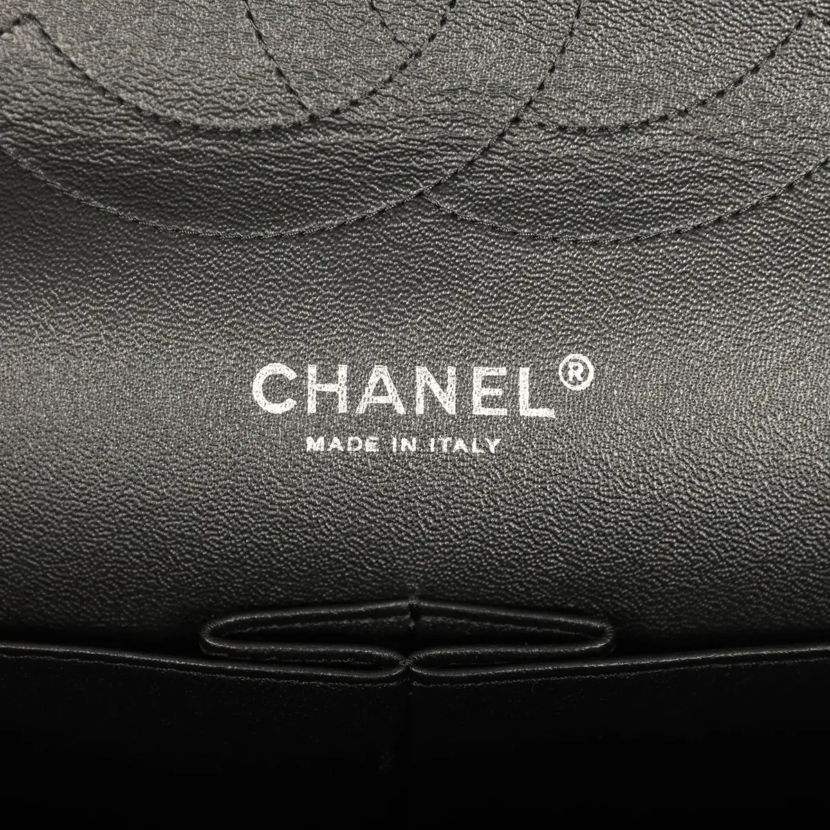 Chanel Pre-owned Chanel Jumbo Classic Chevron Double Flap Bag So Black Lambskin Black Hardware | Thumbnail 9 Chanel Pre-owned Chanel Jumbo Classic Chevron Double Flap Bag So Black Lambskin Black Hardware | Thumbnail 9
