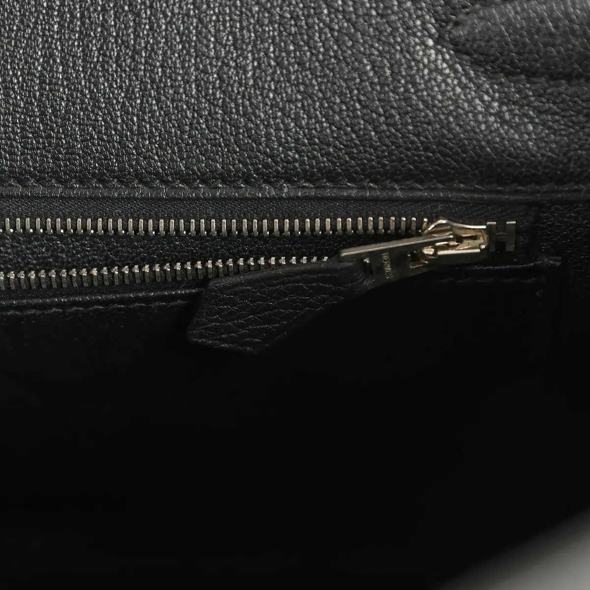 HERMÈS Pre-owned Hermes Birkin 30 Black Togo Palladium Hardware | Thumbnail 8 HERMÈS Pre-owned Hermes Birkin 30 Black Togo Palladium Hardware | Thumbnail 8
