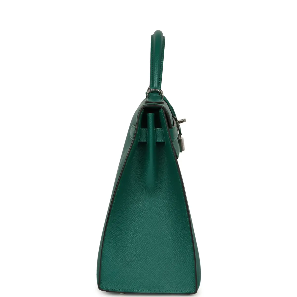 HERMÈS Pre-owned Hermes Kelly Sellier 32 Malachite Epsom Palladium Hardware | Thumbnail 3 HERMÈS Pre-owned Hermes Kelly Sellier 32 Malachite Epsom Palladium Hardware | Thumbnail 3