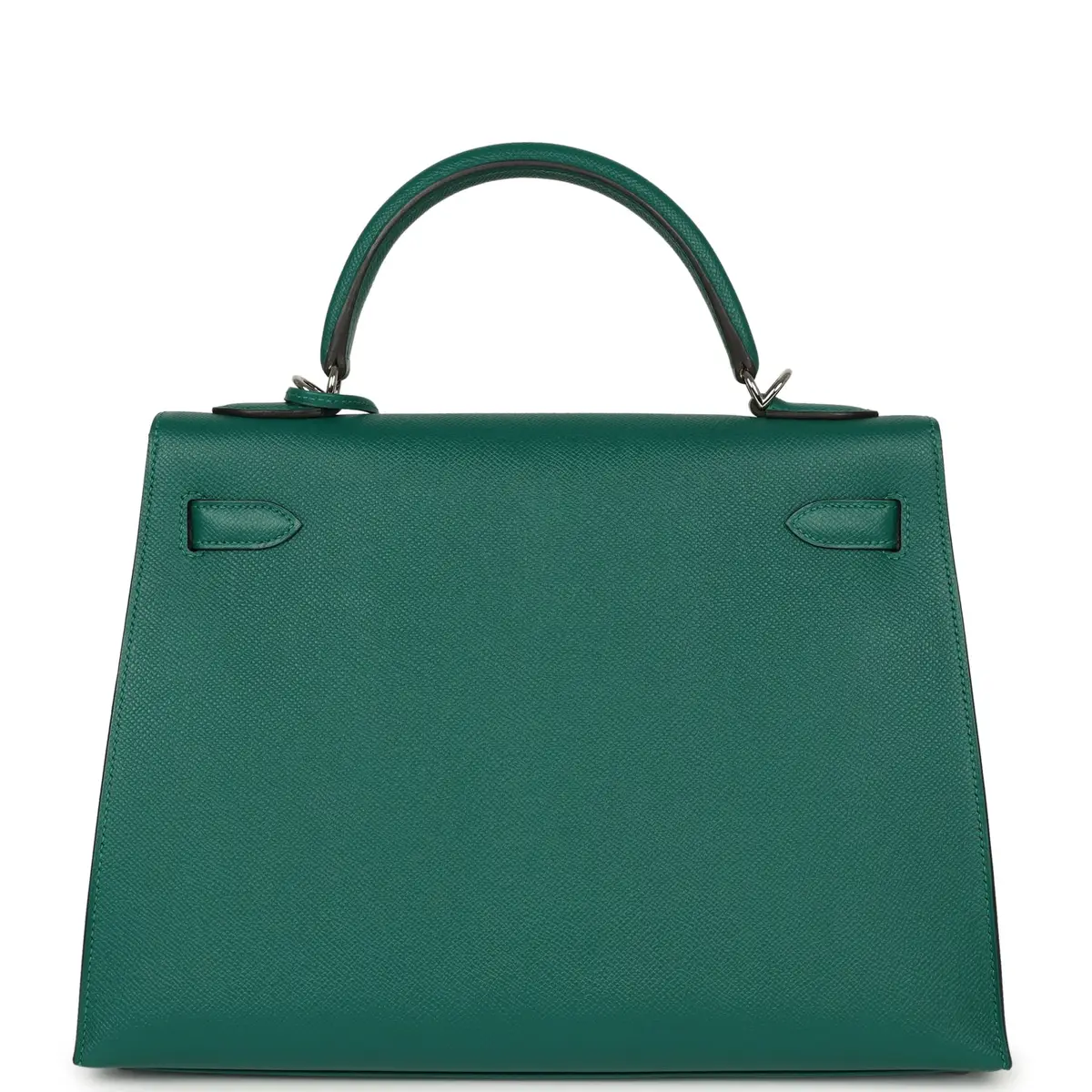 HERMÈS Pre-owned Hermes Kelly Sellier 32 Malachite Epsom Palladium Hardware | Thumbnail 4 HERMÈS Pre-owned Hermes Kelly Sellier 32 Malachite Epsom Palladium Hardware | Thumbnail 4
