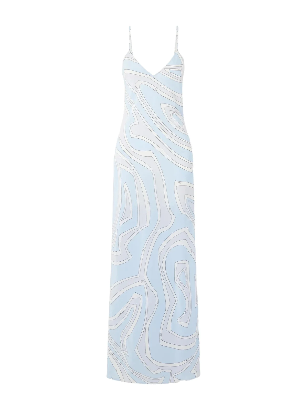 PUCCI Printed Silk Crepe De Chine Maxi Dress