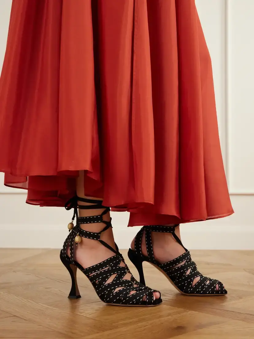 Zimmermann Corsage 85 Embellished Webbing Sandals | Thumbnail 2